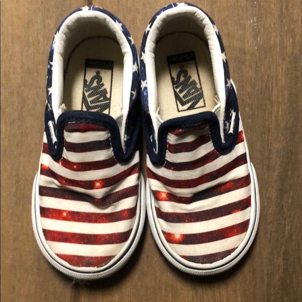 American Flag Vans